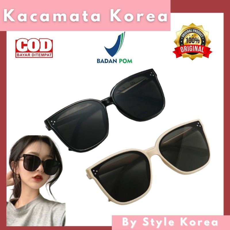 Kacamata Hitam Korean Fashion / Sunglassess Wanita &amp; Pria Unisex / Kacamata Fashion STYLE KOREA MURAH LENSA KACA MATA HITAM PRIA WANITA make up brush