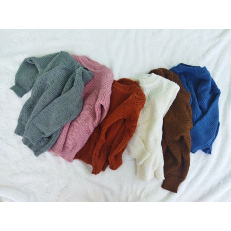 sweater rajut anak / casual knit sweater anak