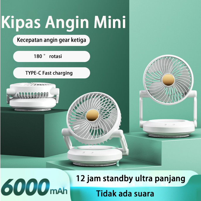 Kipas Angin Mini Foldable design Angin Mini Portable TYPE-C kipas angin murah