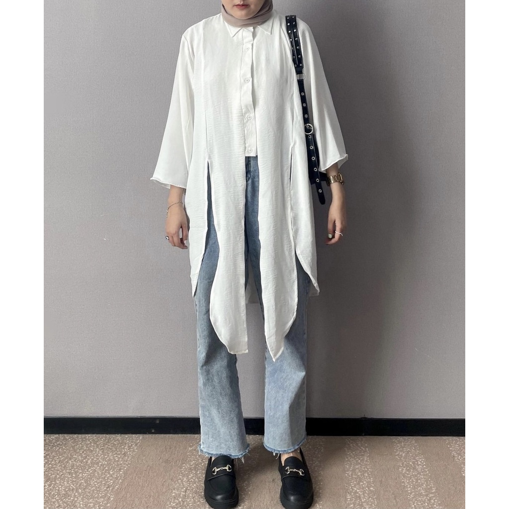 RIRA TUNIK BLOUSE CRINCLE AIRFOW