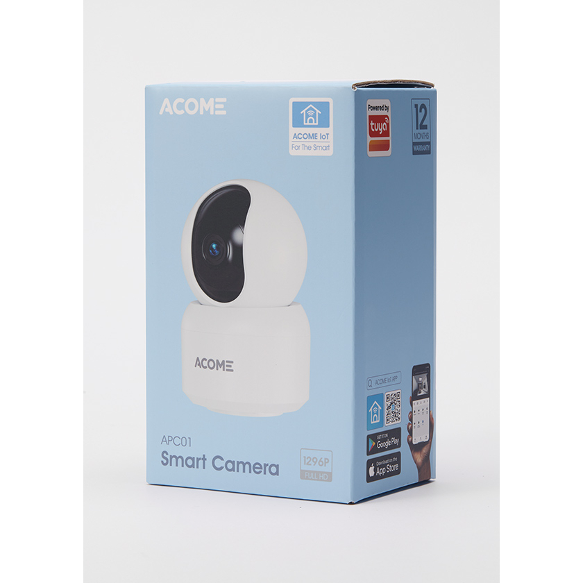 Acome APC01 Indoor Smart Camera CCTV WiFi Audio FULL HD 1296P 3MP