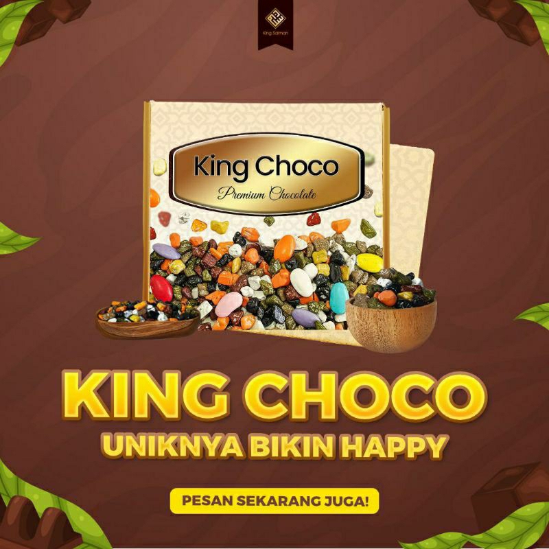 

King Choco Cokelat Kerikil Original Arabian Food Chocolate Timur Tengah Turki Kualitas Premium - Coklat Krikil Batu Asli Turkey Best Quality