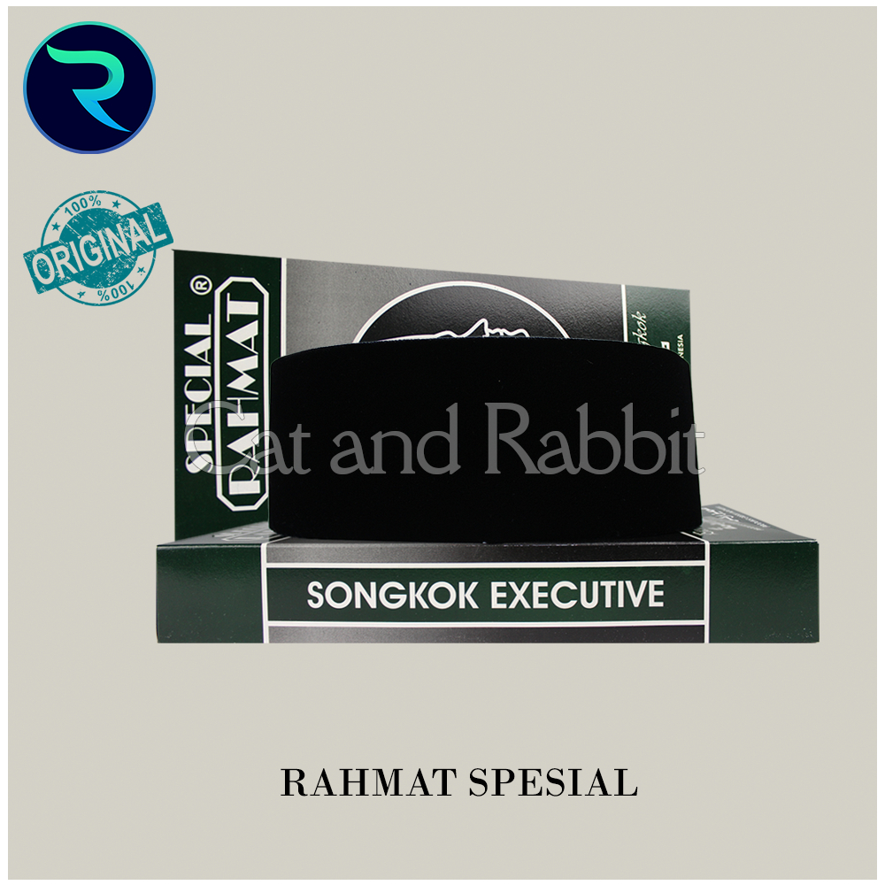 Songkok Peci RAHMAT SPESIAL AC ORIGINAL Tinggi 8, 9, 10 Peci Hitam Polos, Kopeah Beludru Pigeon Kopi