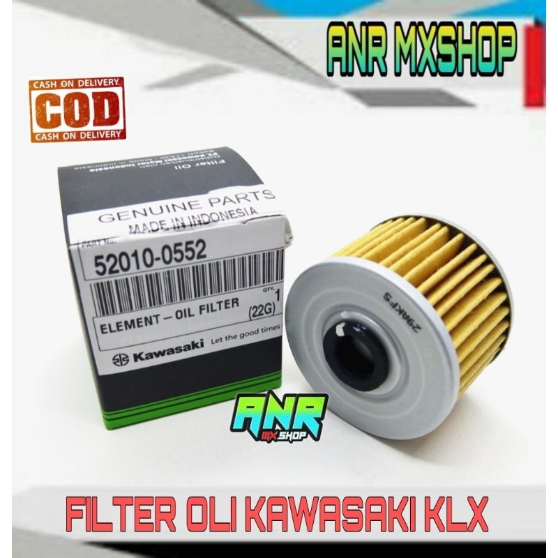 FILTER OLI KLX 150 ORIGINAL KAWASAKI 52010-0552 - FILTER OLI KLX DTRACKER
