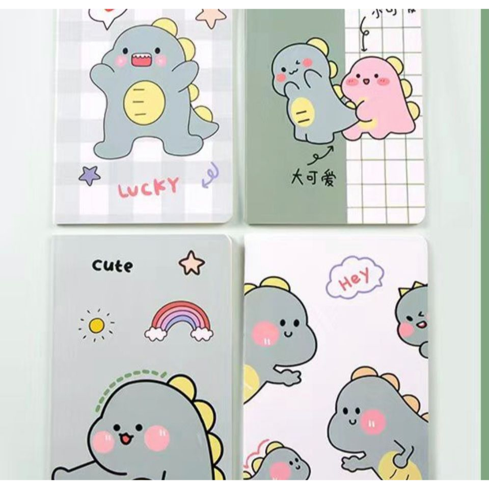 SS Notebook Buku Catatan A5 Non Ring Motif Kartun Lucu Buku Tulis Karakter Lucu Isi 60 Lembar