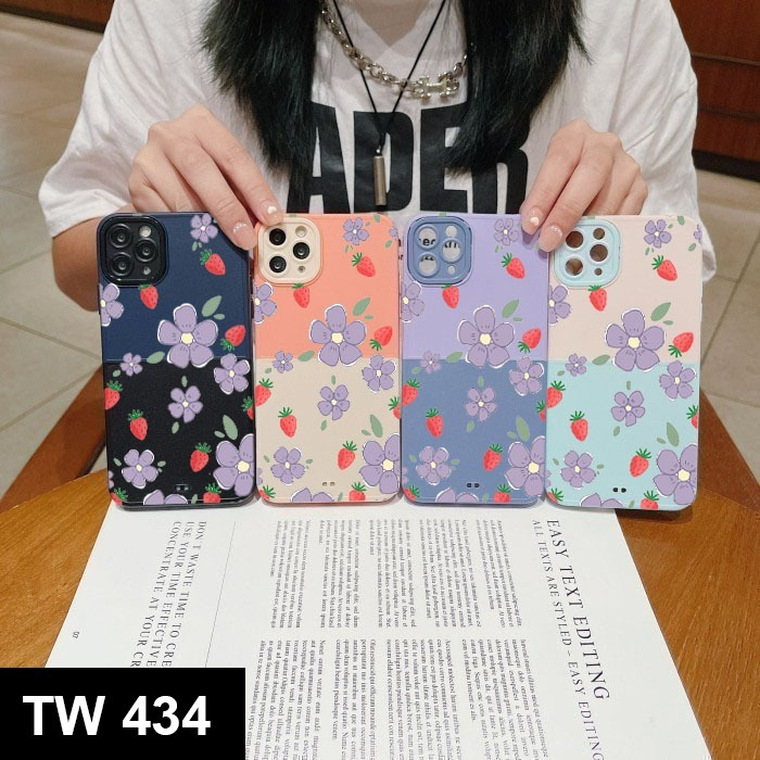 CASE MOTIF TWO TONE FOR SAMSUNG A750/A7 2018 A71 A72 A73 CASE NEW MOTIF - BD