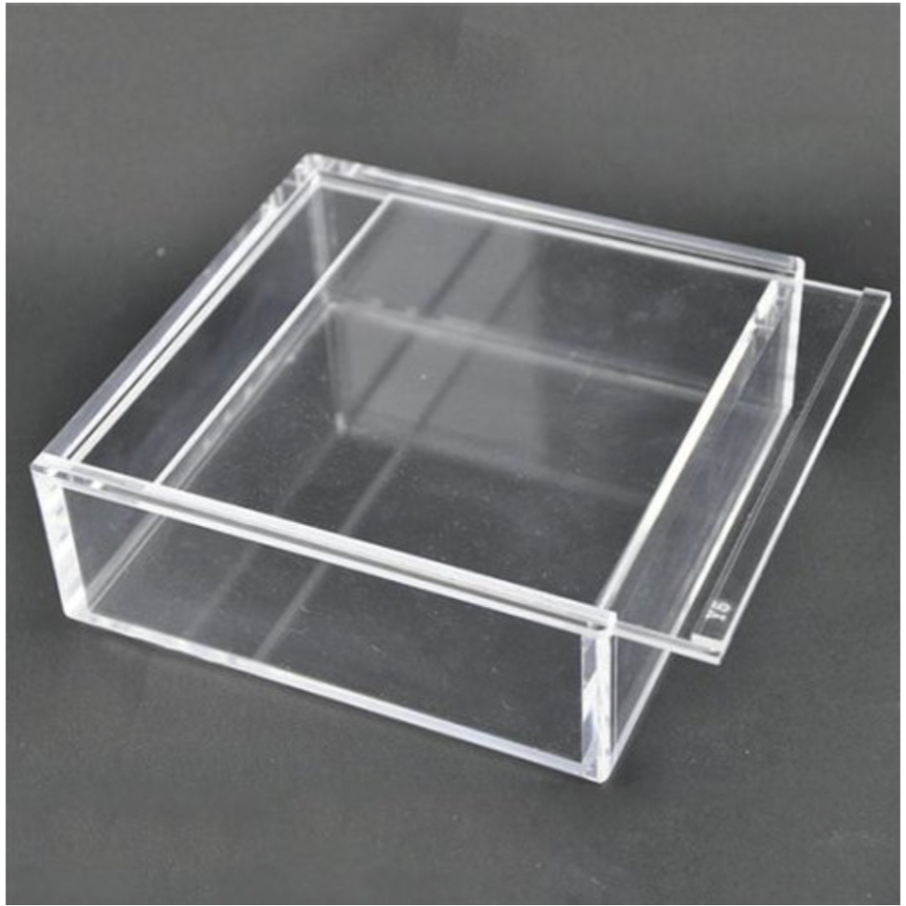 Acrylic / Akrilik 2mm Box Sliding (35cm x 35cm x 10cm)