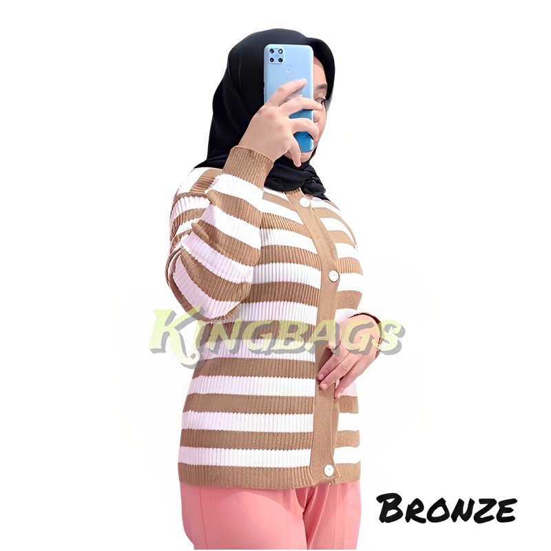 Tikha Sweater Rajut cardigan Kancing