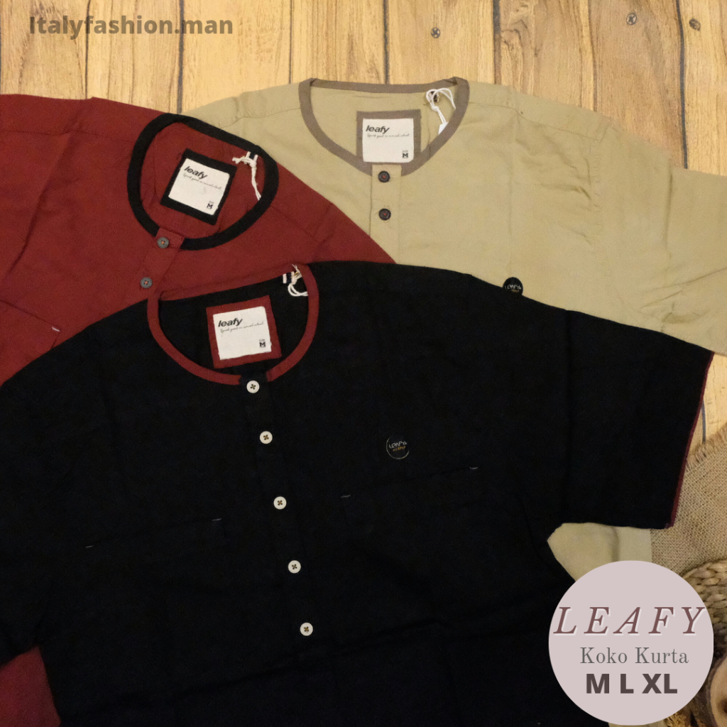 LEAFY Koko Kurta Pendek Pria 051