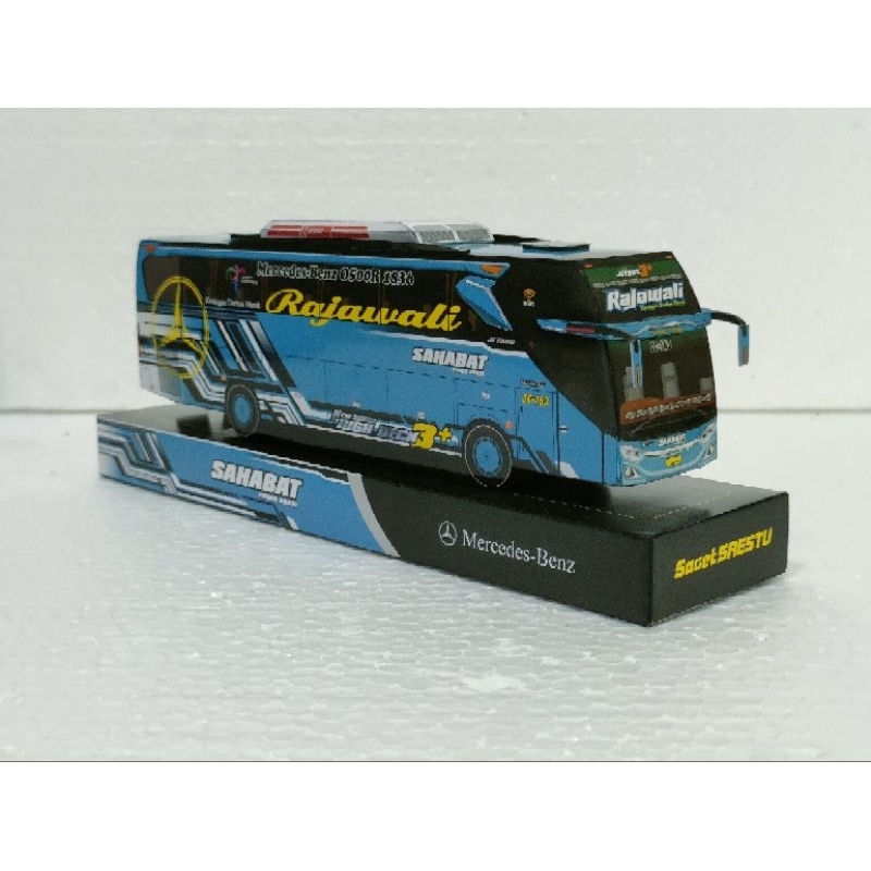 MINIATUR BIS BUS PAPERCRAFT SAHABAT RAJAWALI ADIPUTRO SETRA JETBUS 3 SHD LAKSANA TENTREM PAPERBUS MI
