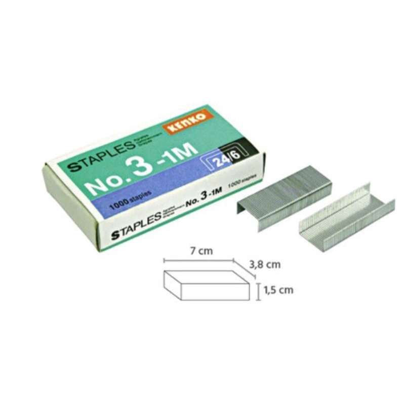 

ISI STAPLES NO 3 HD 50 MERK KENKO