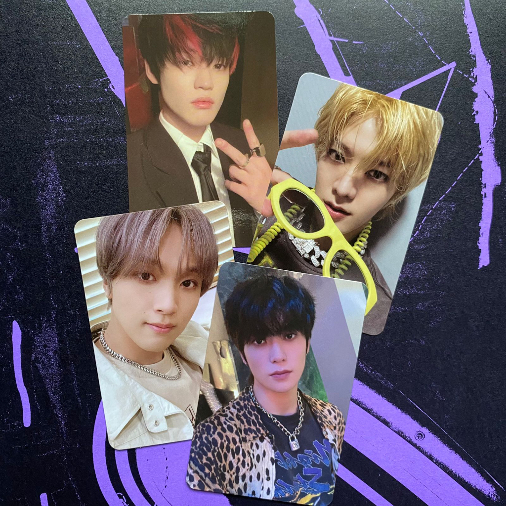 [READY] Photocard NCT Chenle scratch ver + Renjun lenticular card scratch glitch mode nct dream