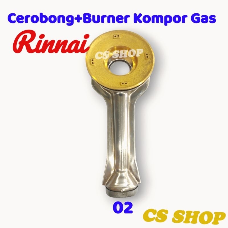 Cerobong+burner kompor gas rinnai/tungku+burner untuk kompor gas rinnai