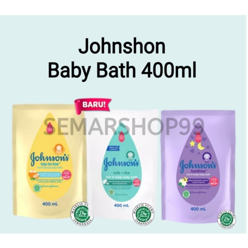 JOHNSON'S BABY Bath Refill 400ml