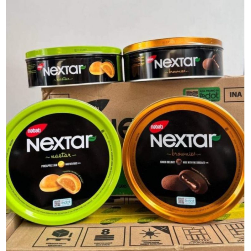 

NEXTAR BROWNIES KALENG 336gr/NASTAR COOKIES