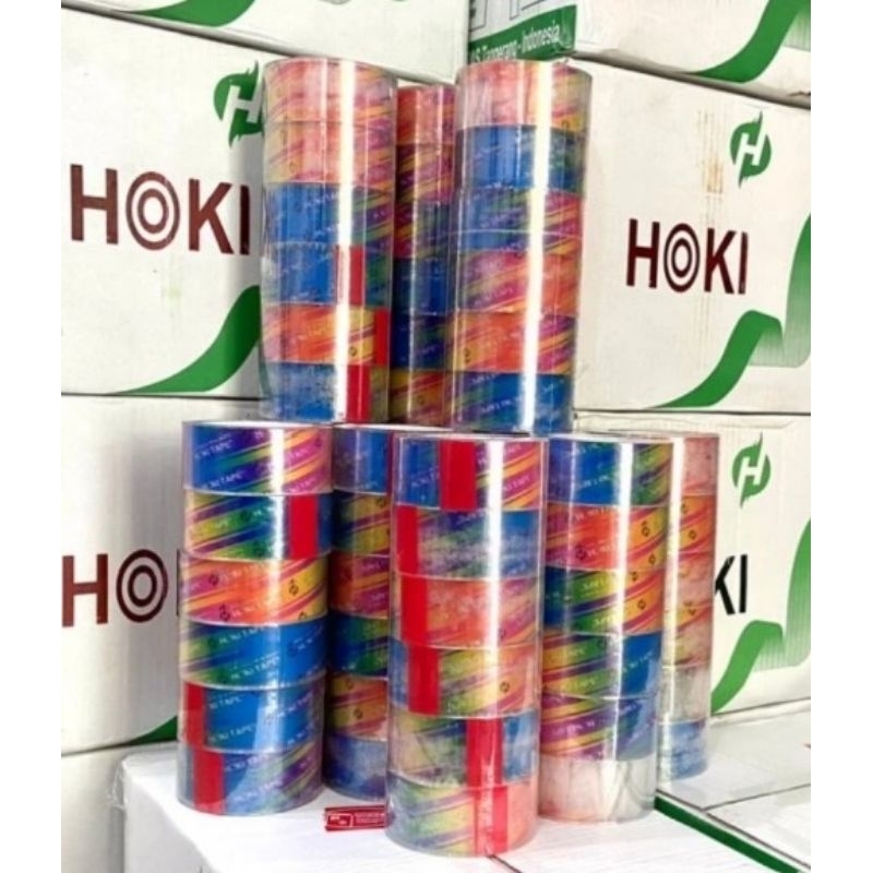 

HokiTape / Isolasi / Lakban Bening 45mm x 60 yard