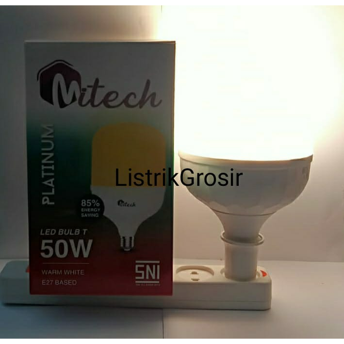 Kuning / Warm White Lampu Led MITECH 50w Kapsul 50watt WarmWhite