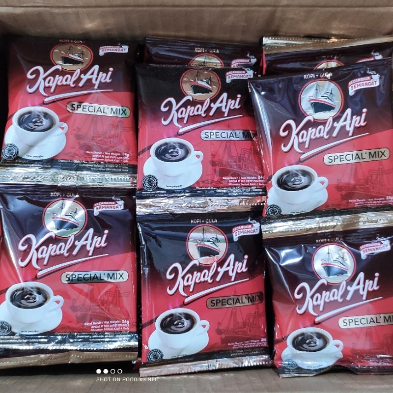 

Kopi Kapal Api Special Mix Renceng (isi 10 sachet)