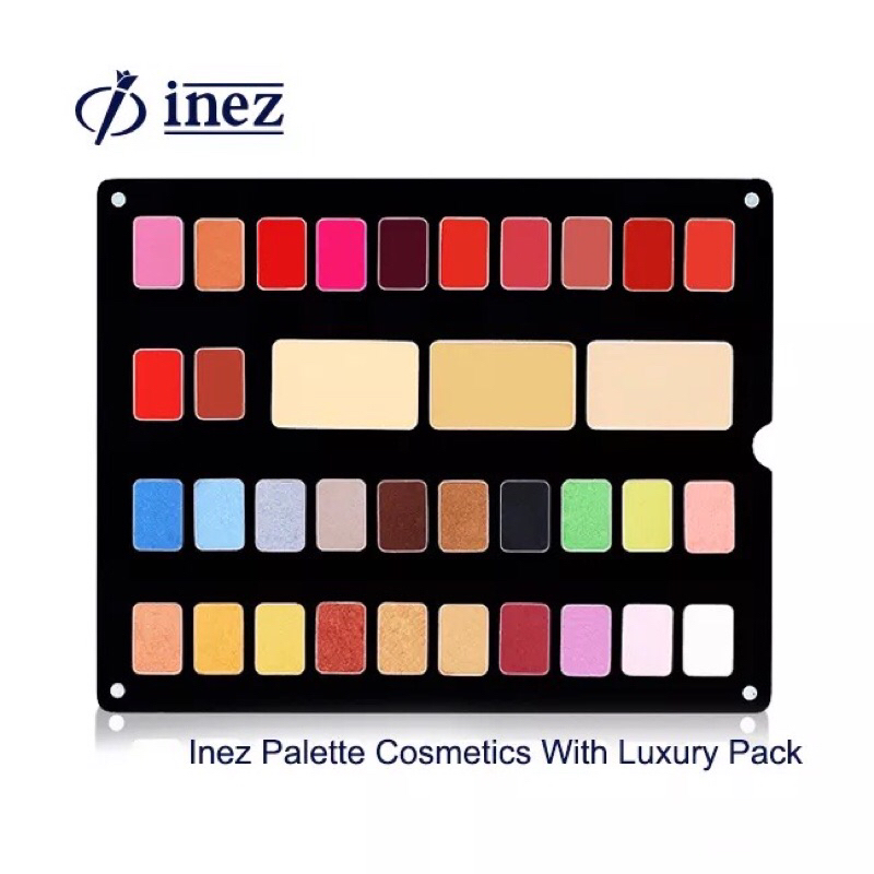 Inez Palette inez with luxury pack/Palette Make Up Inez Original 100%
