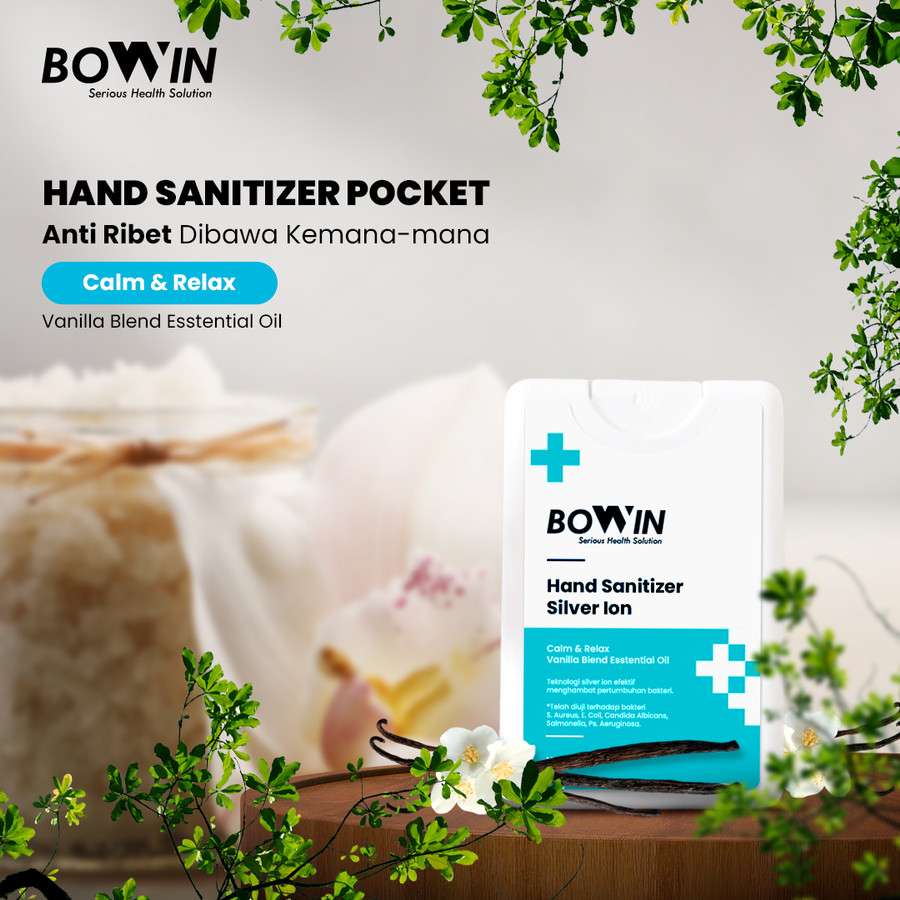 Bowin Hand Sanitizer - Silver Ion Technology (Aroma Tea Tree Oil)