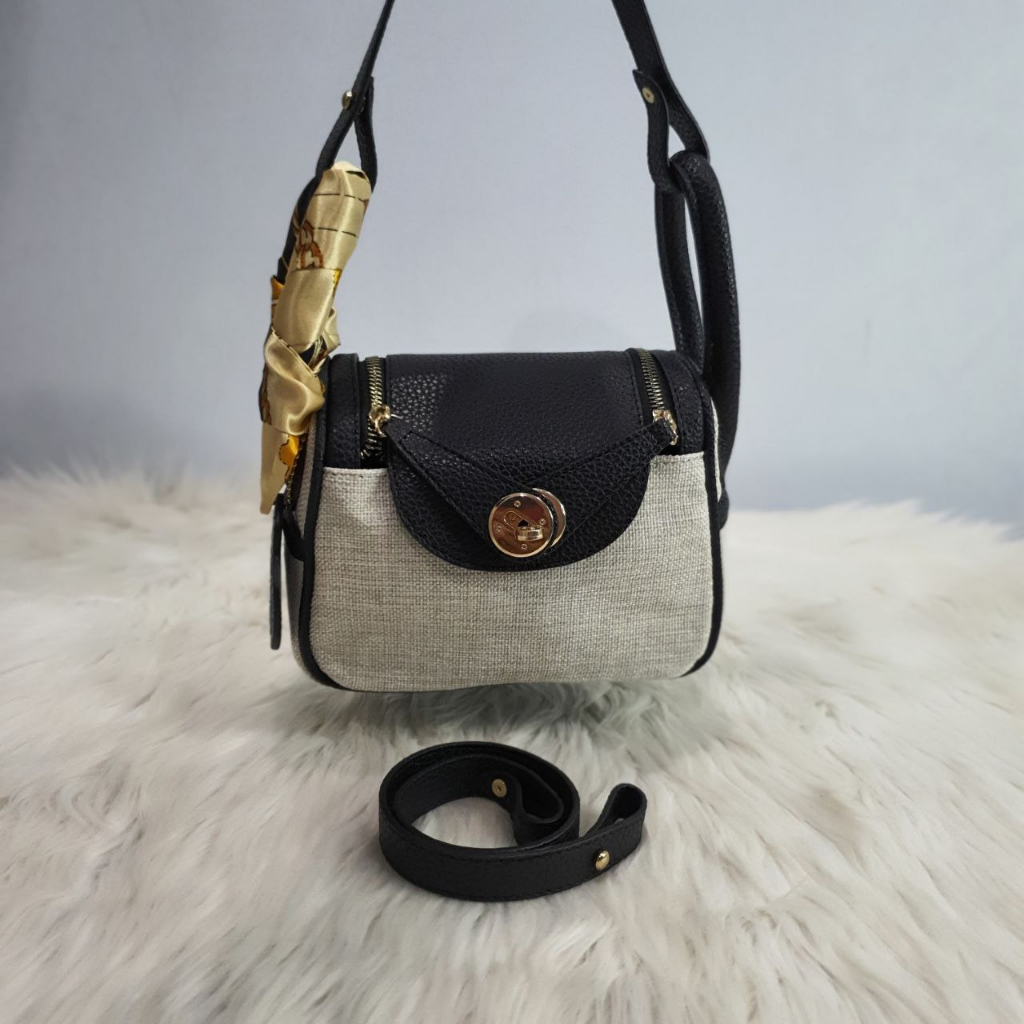 SZ2 Tas Selempang Sling Shoulder Hand Kulit Tangan Lindy Mini Bag Wanita Cewek Perempuan Premium Serbaguna Terbaru Kekinian Fz