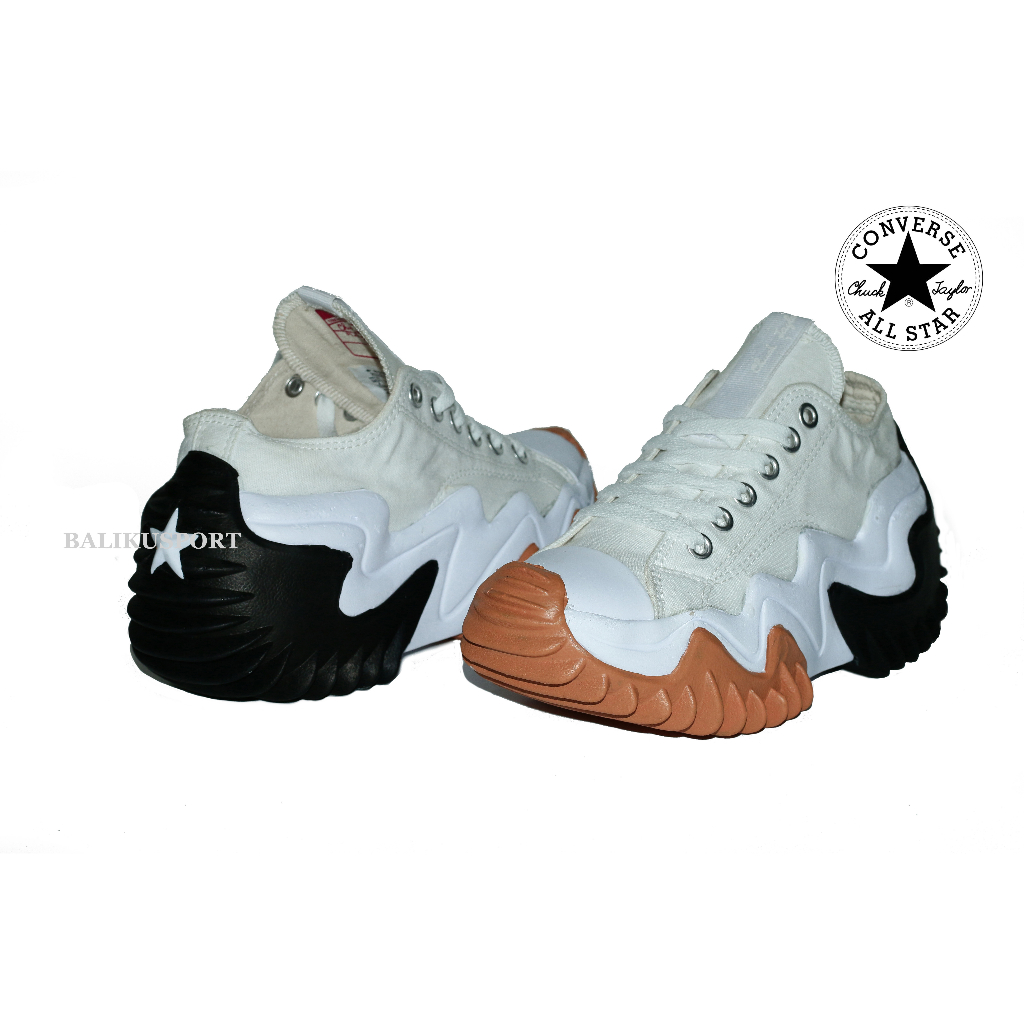Sepatu Sneakers Low Converse Run Star Motion Canvas Warna Putih
