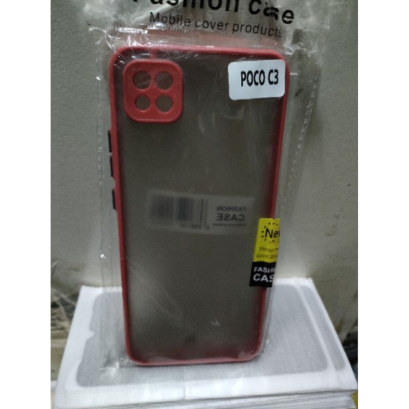 Case Aero My Choice Poco C3 Silikon Casing Dove Pelindung Camera