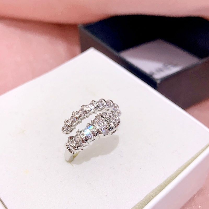 Cincin Zircon lapis emas Mata silver kilau Mirip emas asli mata tanam kilau Free size bisa setel Size sesuai jari Premium Quality Ring Swarovsky mata kilau Anti karat CZ201
