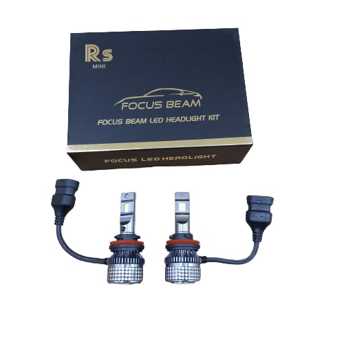 Lampu Mobil LED Headlamp 3 Warna FOCUS BEAM RS mini H4 H11 Toyota Soluna