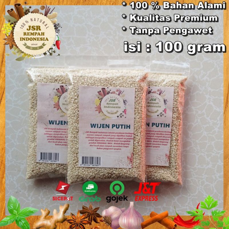 

WIJEN PUTIH ASLI ISI 100 GRAM BUMBU DAPUR KUALITAS PREMIUM