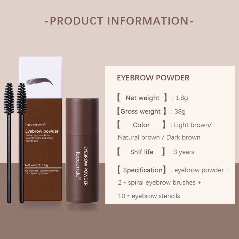 Eyebrow Powder Stamp Cetakan Alis (Original Ibcccndc)