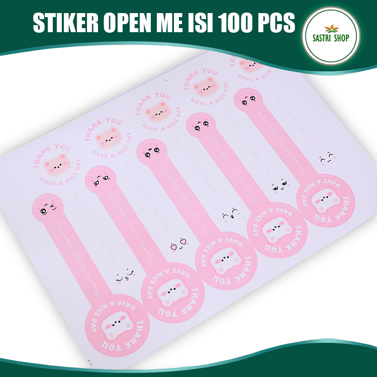 

Stiker Label Thank You Have a Nice Day Pink Isi 100 pcs Stiker Label Murah!