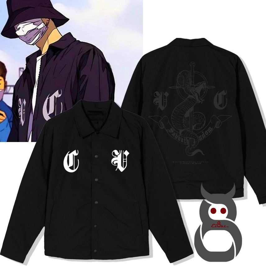 Jaket Coach WindBreaker Hyuk Kwon Sabbath Crew