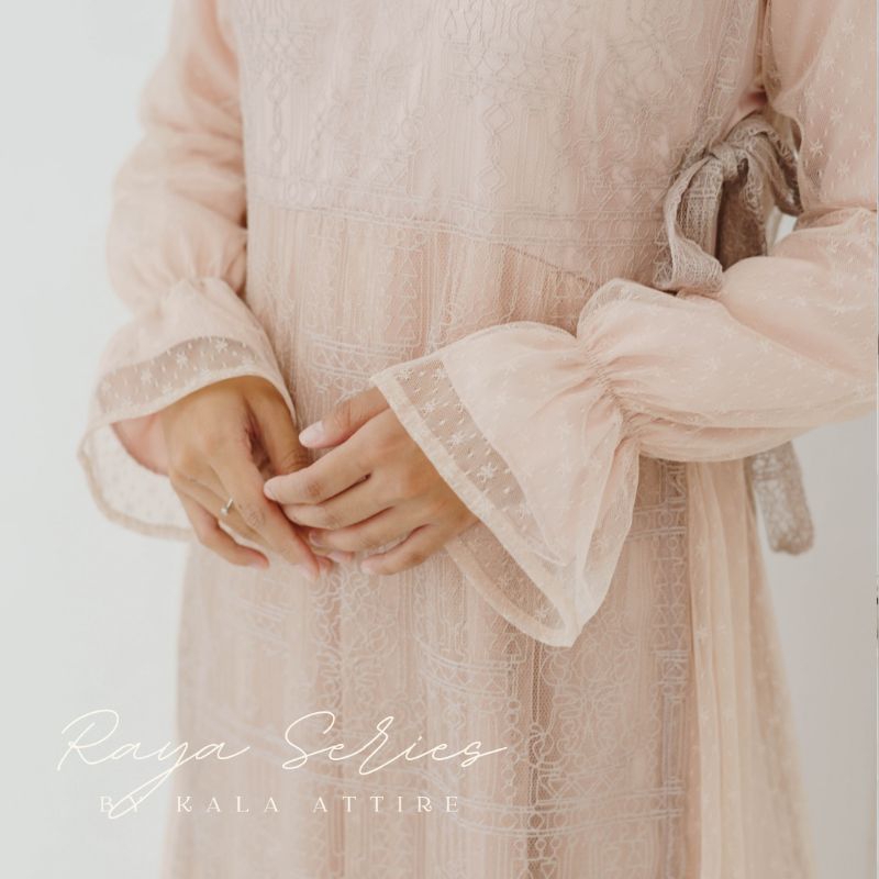 Jaeda Series Dress Pesta Outer Vest Brokat