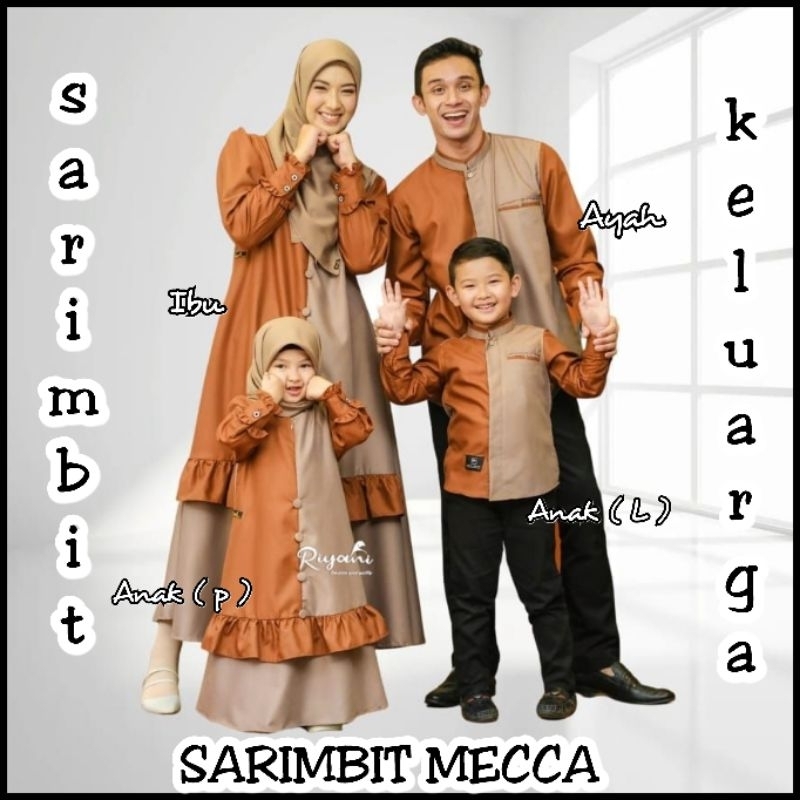 Sarimbit Keluarga Muslim Lebaran Terbaru 2023 SARIMBIT MECCA RIYANI