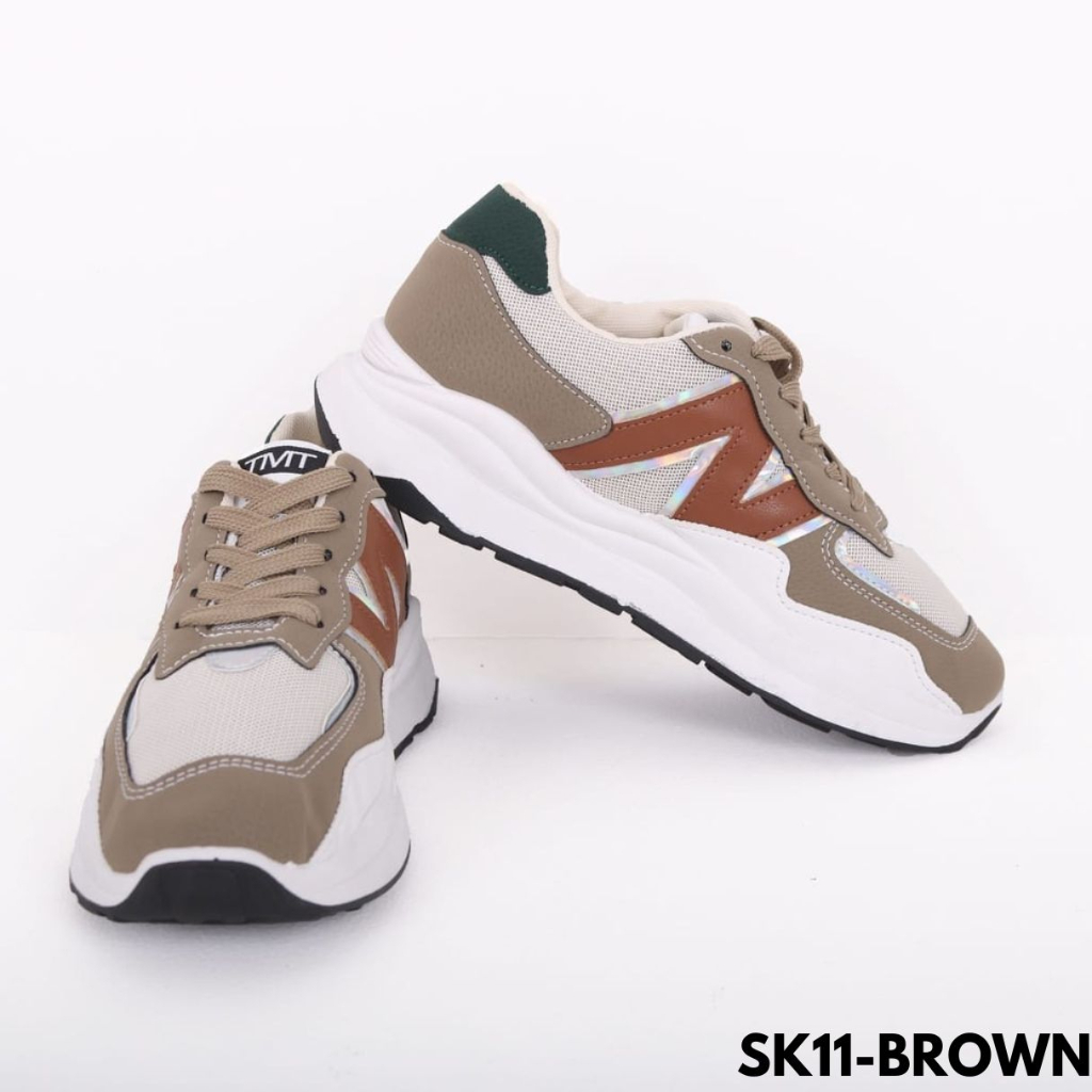 SEPATU SNEAKERS WANITA BERTALI KOREAN HIGHSOLE STYLE LARIS BAHAN PU IMPORT SK11