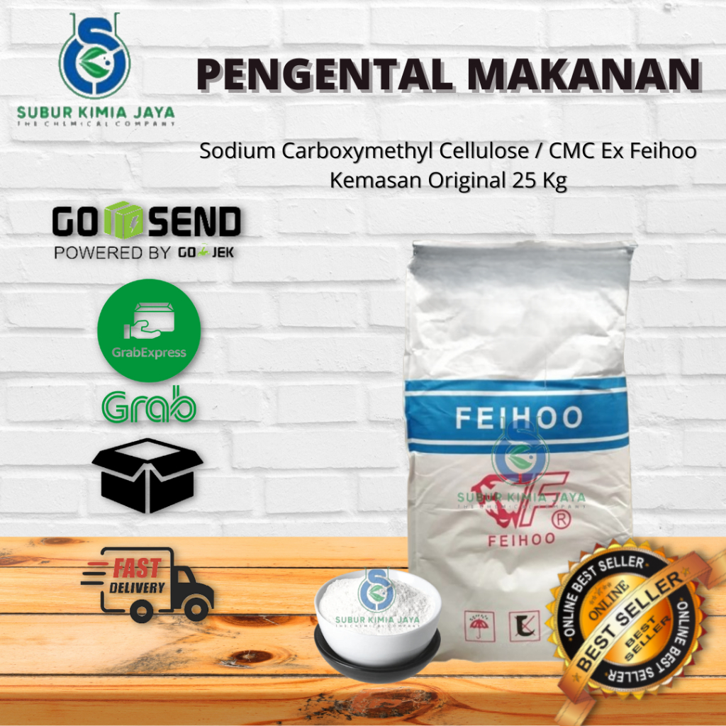

CMC Ex Feihoo / Sodium Carboxy Methyl Cellulose Food Grade 25 Kg