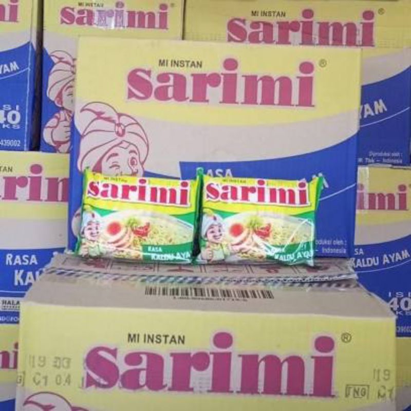 

Sarimi kaldu ayam 1 dus isi 40