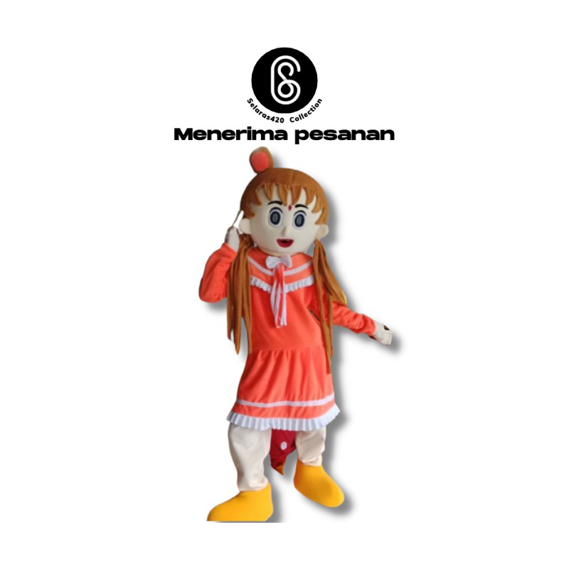 KOSTUM BADUT TERMURAH KARAKTER SAILORMOON ORANGE