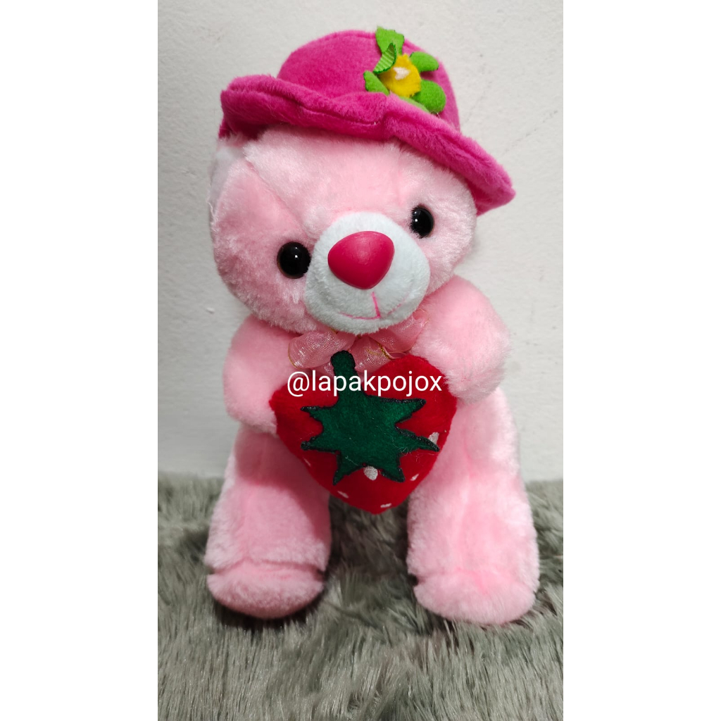 Boneka Kelinci dan Bear duduk Love lucu size S