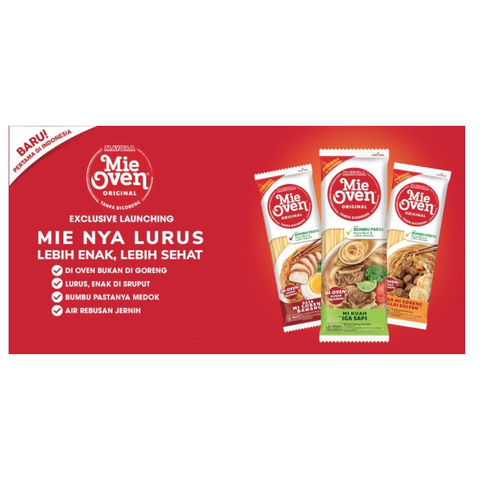 MIE OVEN INSTAN MAYORA 80gr 1 PCS