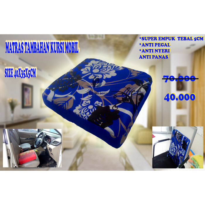 Matras Tambahan Kursi I Alas Kursi Mobil I Lesehan Super Empuk