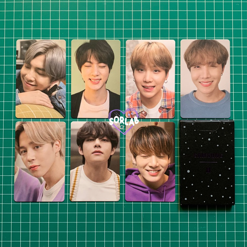 [OFFICIAL] PHOTOCARD PC BTS SAMSUNG GALAXY S20+ SET NAMJOON JIN YOONGI (SUGA MELET) JHOPE JIMIN TAEH