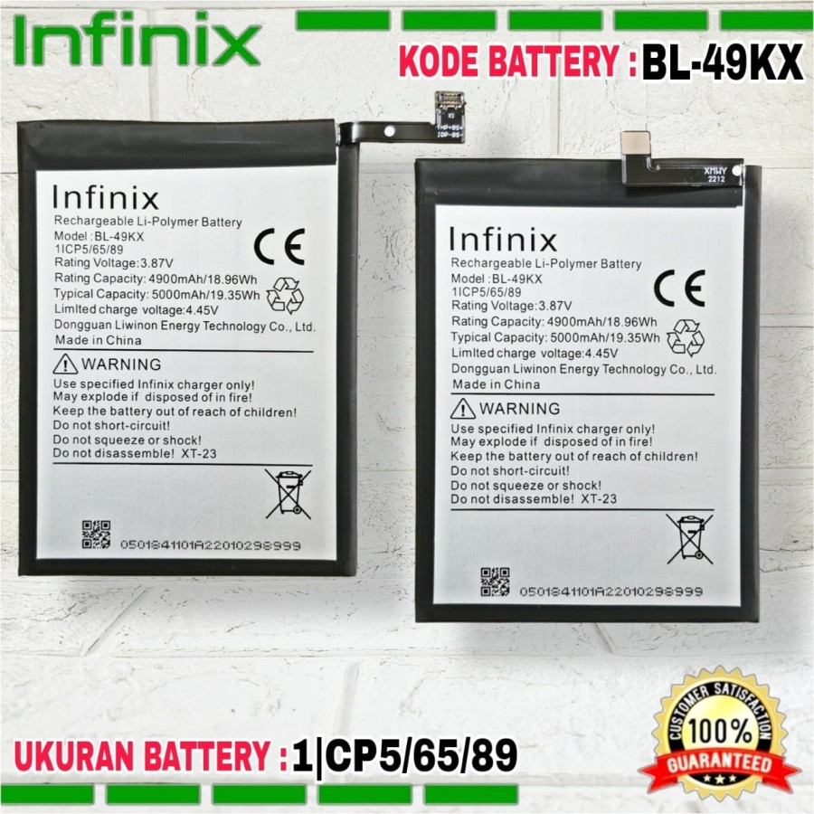 baterai batere battery infinix note11 infinix note12 BL-49KX note 11nfc.x663b note 12 x670 note 12 2023 ,5000mah baterai note 11 nfc .baterai note 12 baterai note 12 2023