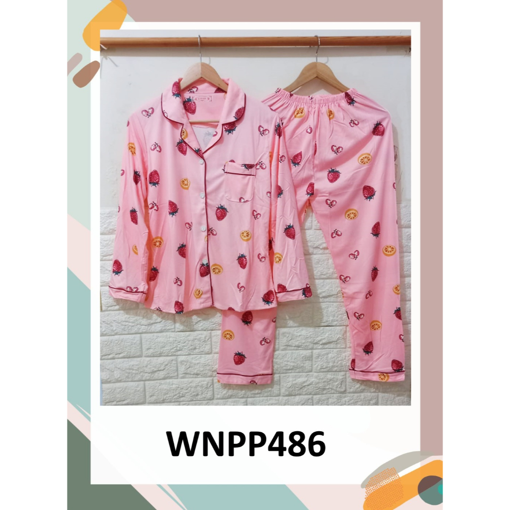 Piyama Wanita Piyama Cewek Baju Tidur Wanita Cewek Kancing Depan