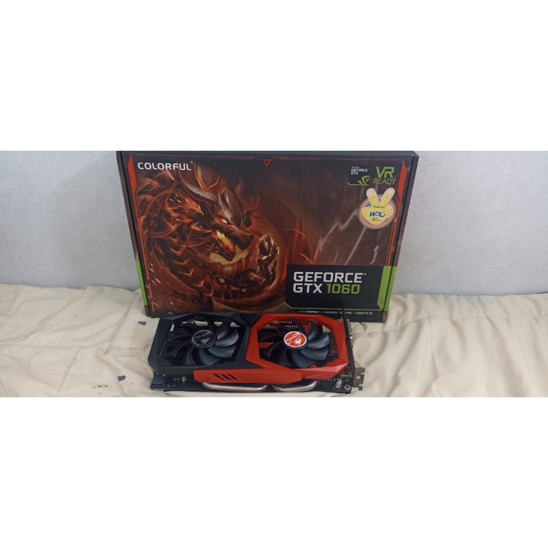 VGA Colorful Geforce GTX 1060 3gb Second/Bekas
