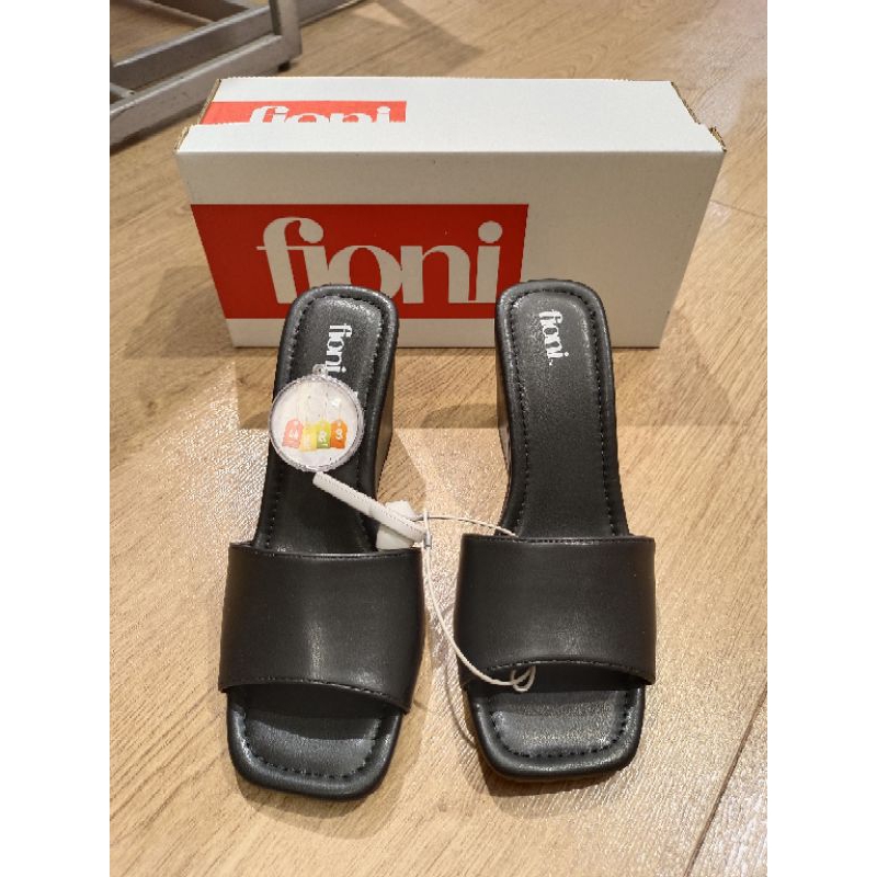 KLEMENTINE WEDGES BLACK 197744 - FIONI BY PAYLESS