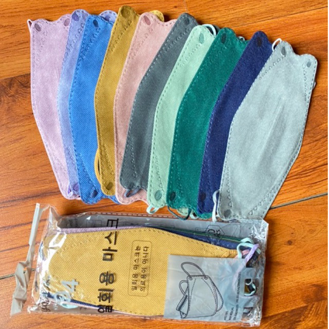 masker KF94 isi10/Masker korea/ISI 10 pcs warna seri