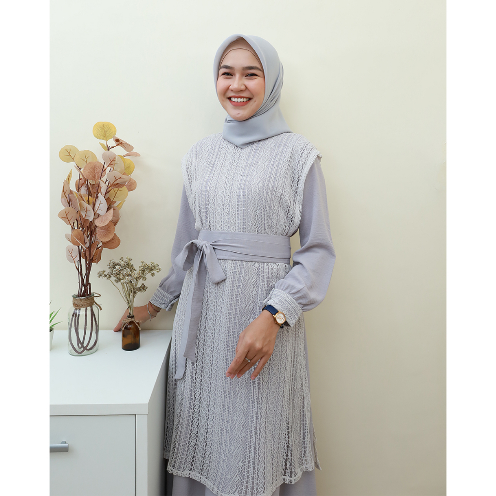 SABRINA Dress   - Pakaian terbaru by hijab mamah icis