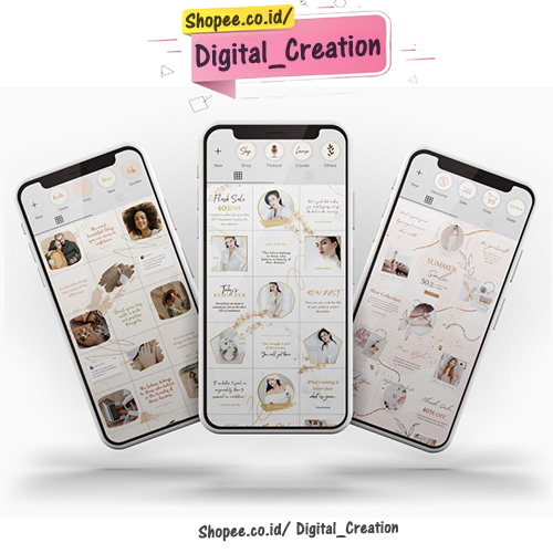 15 Ultimate IG Puzzle Templates Bundle Canva Premium